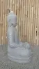  Product image 4 of the product “Seated Buddha made of Riverstone in Dhyana position - gesture of meditation, 62cm height, natural ”
